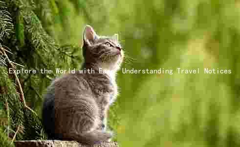 Explore the World with Ease: Understanding Travel Notices