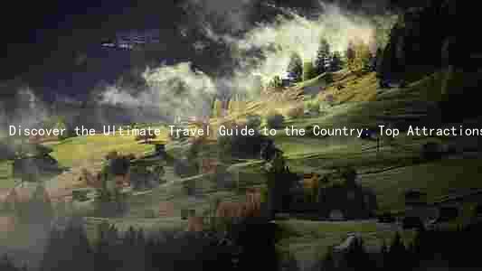 Discover the Ultimate Travel Guide to the Country: Top Attractions, Best Ways to Get Around, Local Customs, Best Places to Stay and Eat, and Safety Tips